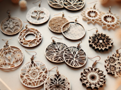 Laser Cut Earring Designs