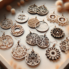 Laser Cut Earring Designs