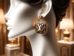 Louis Vuitton Leather Earrings